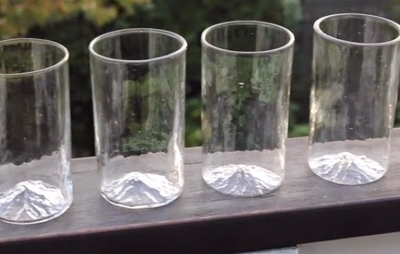 Oregon Pint Glass - Mt Hood - Mountain Beer Glass