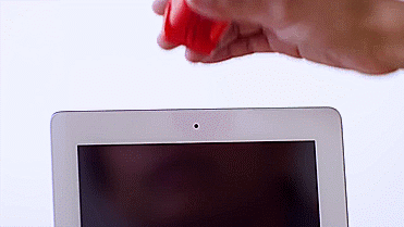 OSMO Interactive iPad Game Played Outside The Screen - GIF