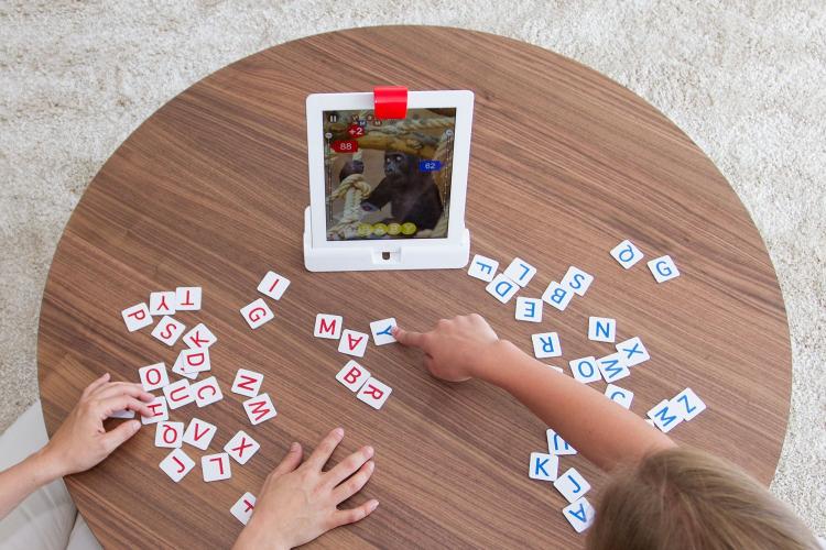 OSMO Interactive iPad Game Played Outside The Screen