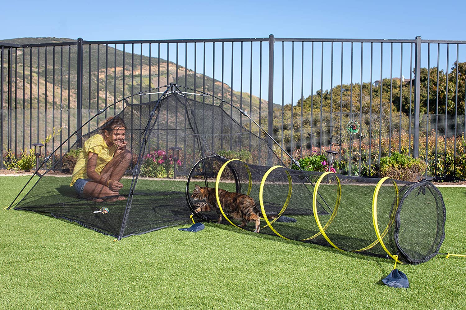 cat tunnel and tent for outside