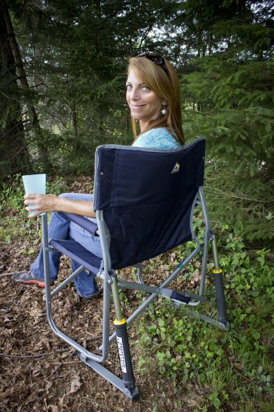 Outdoor folding rocking chair hot sale