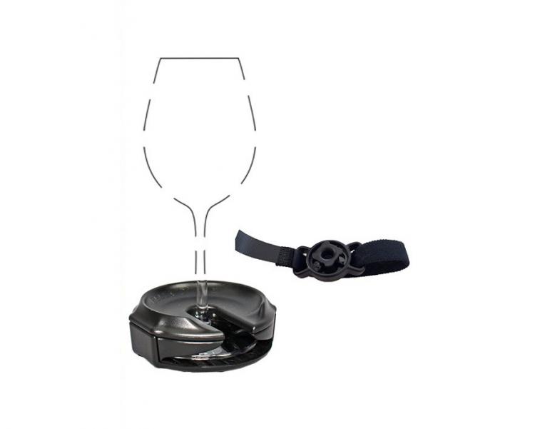 WineGrasp Stemware Glass Holder Clamp - Attach To Outdoor Chairs - For  Wine, Martini & Champagne Glasses