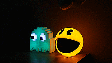 Pac-Man Lamps