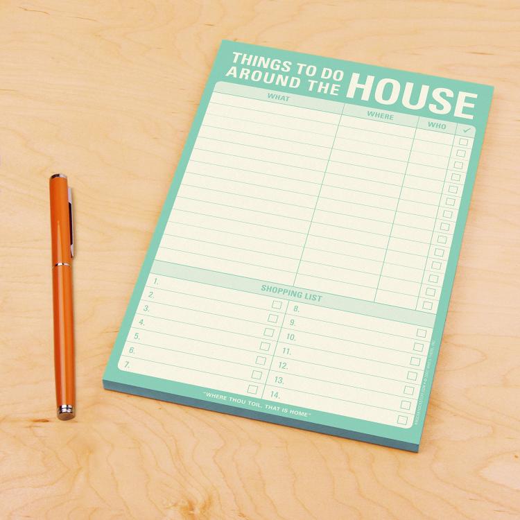 House chores reminder checklist
