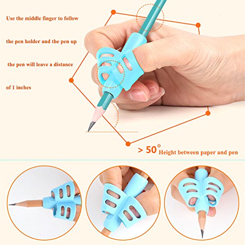 three finger pencil grips