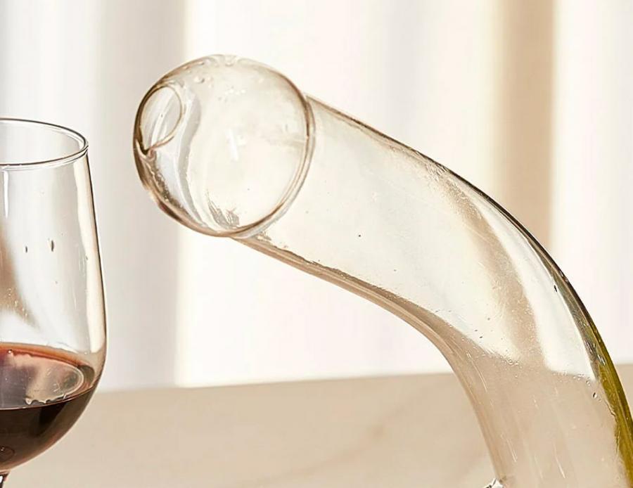 Funny Penis Decanter - Phallic shaped wine decanter