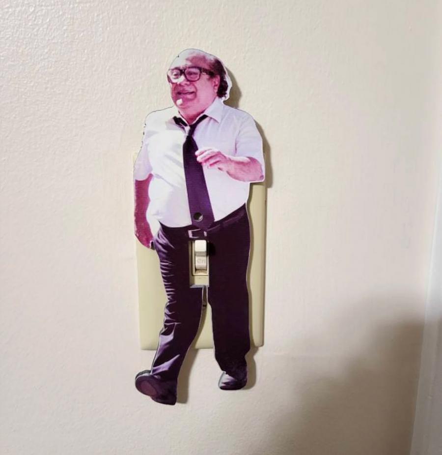 Danny Devito Dirty and naughty light switch plate