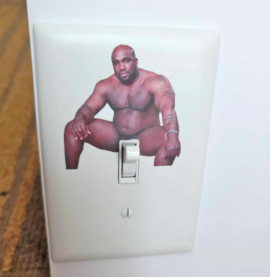 Barry Wood Dirty and naughty light switch plate