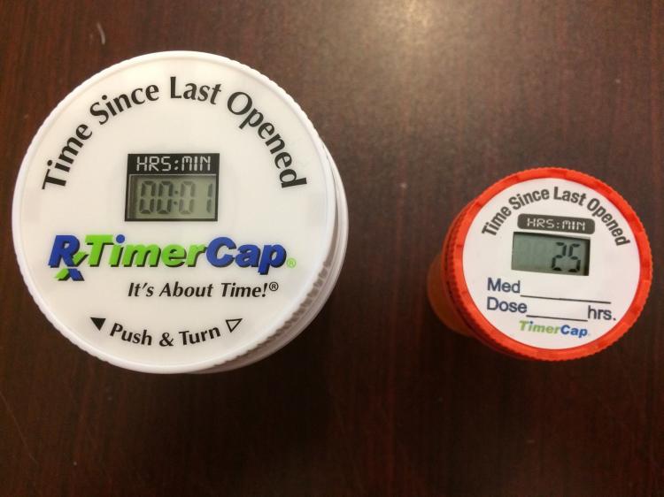 RX Timer Cap - Medication Cap Resets When You Take Your Pills - Pill Bottle Timer Cap