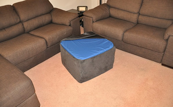 Magnetic Pillow Fort Cushions Pack Away Into an Ottoman When Not In Use - Squishy forts fort cushions