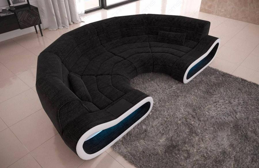 This Futuristic Half-Circle Couch Has LEDs, Is The Perfect Gaming Sofa
