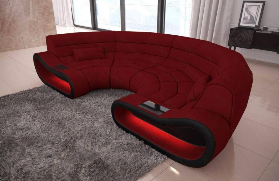 This Futuristic Half-Circle Couch Has LEDs, Is The Perfect Gaming Sofa