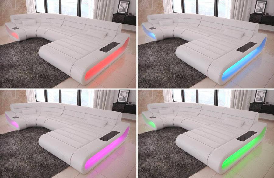 This Futuristic Half-Circle Couch Has LEDs, Is The Perfect Gaming Sofa