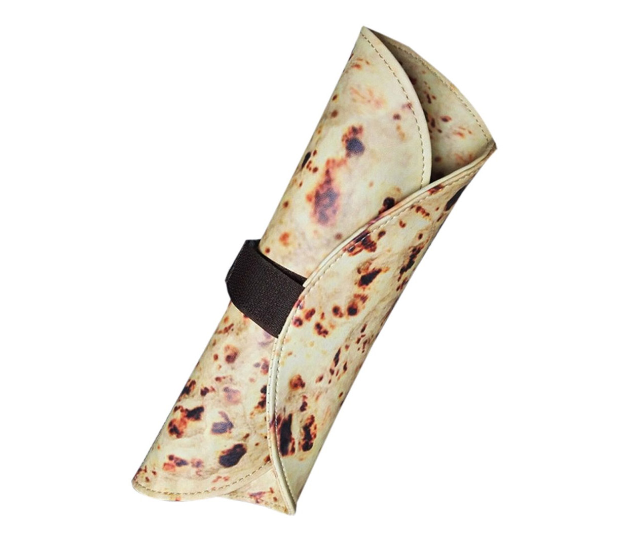 Pita Bread Art Supply Holder - Burrito roll pencil case