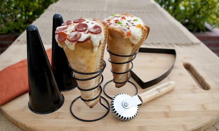 Grilled Pizza Cone Set