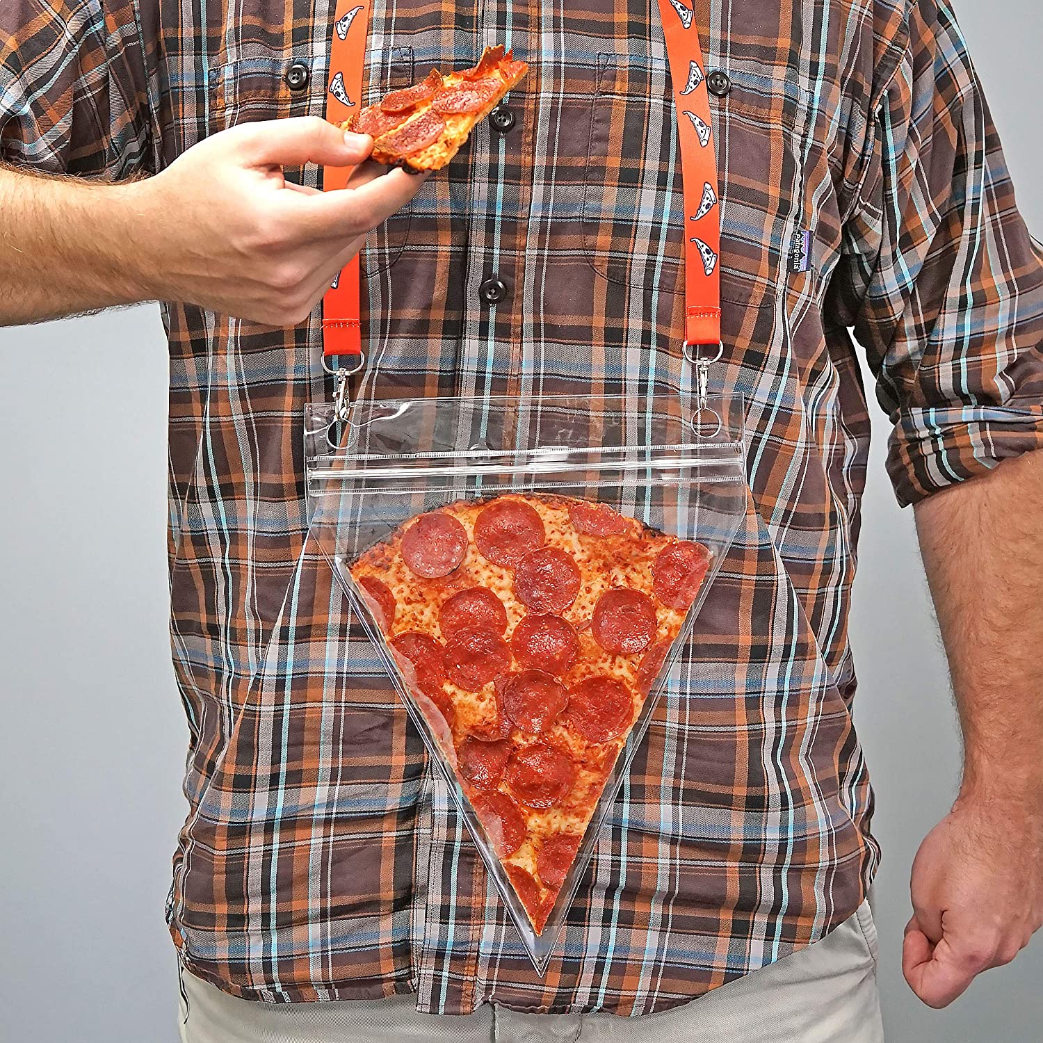 This Pizza Pouch Lanyard Will Ensure You Never Get Greasy Pockets