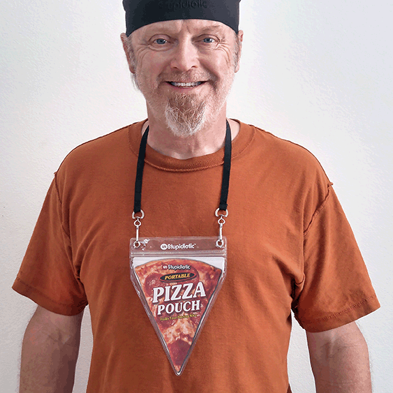 Pizza Slice Holding Lanyard