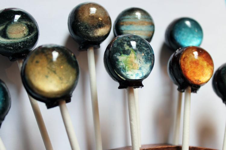 solar system lollipops