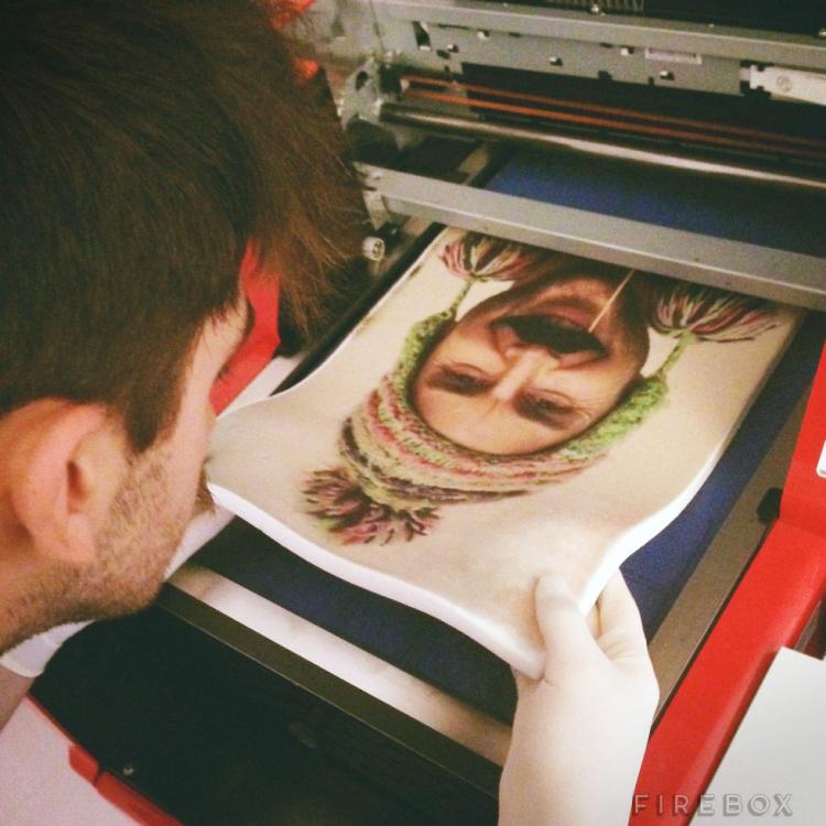 Plump Face Print Your Face On A Giant Flat Marshmallow