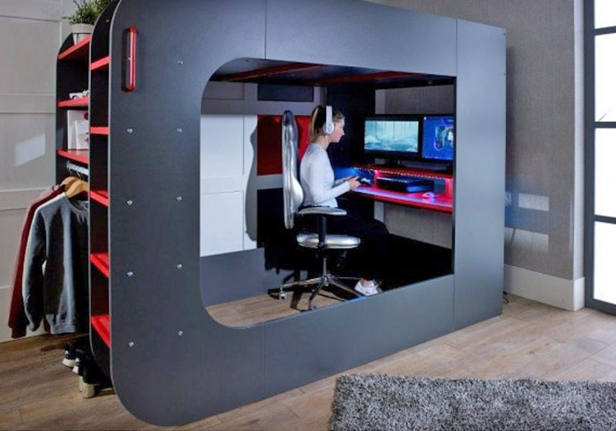 This Pod Bed Might Be The Ultimate Gaming Bed