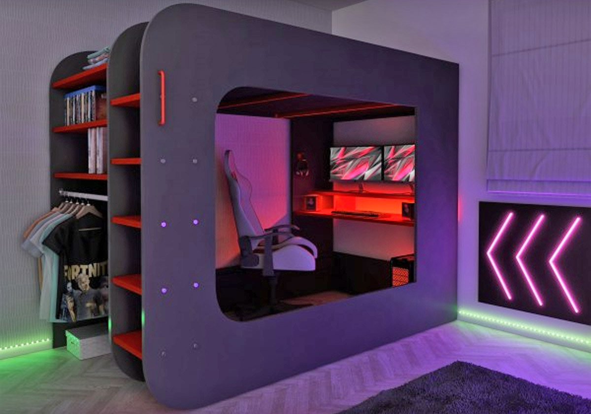 This Pod Bed Might Be The Ultimate Gaming Bed