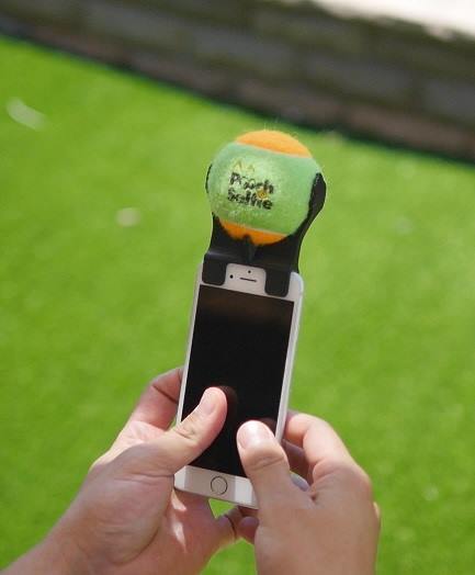 Pooch Selfie - Smart Phone Ball Holder For Dog Selfies