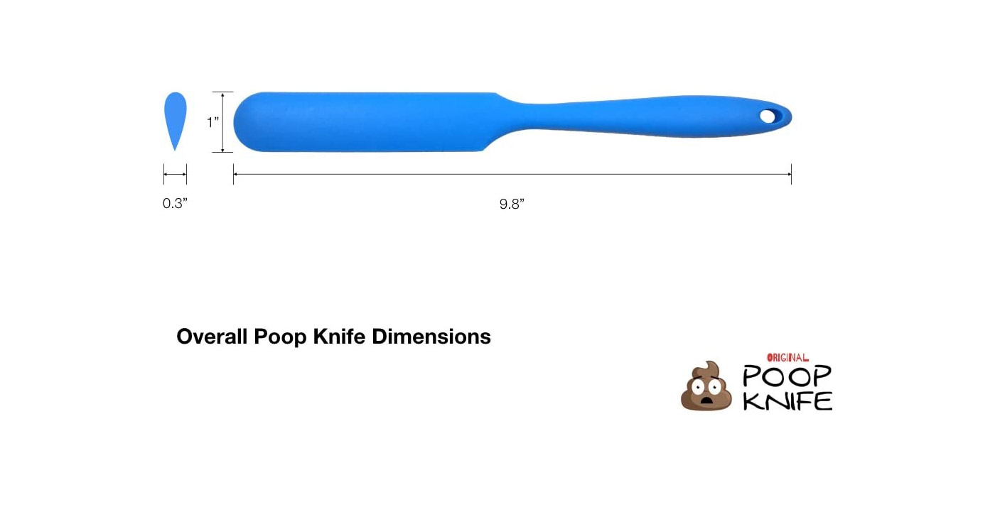 Poop Knife Helps you slice your poo to properly flush your turds - Funny gag gift