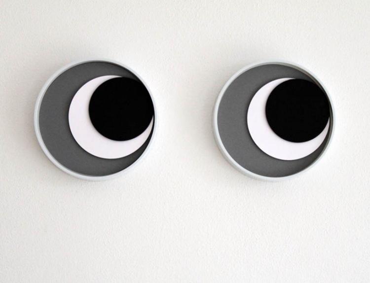 PopEye Clock - Googly Eyes Wall Clock