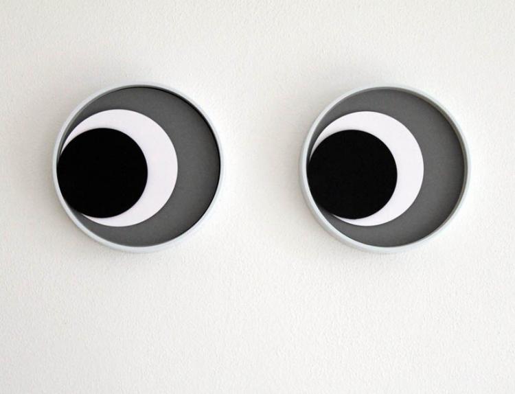 PopEye Clock - Googly Eyes Wall Clock
