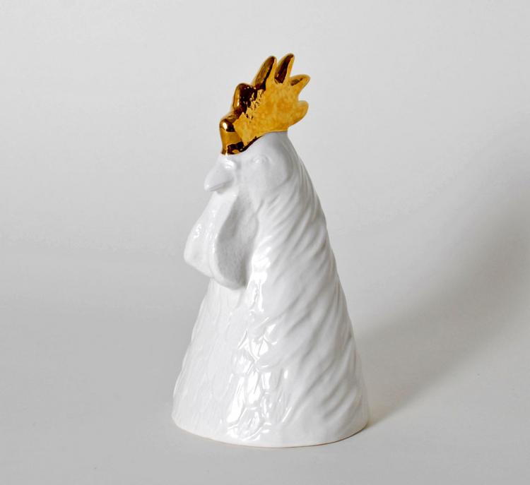 imm Living King's Subject Pencil Holder - Rooster
