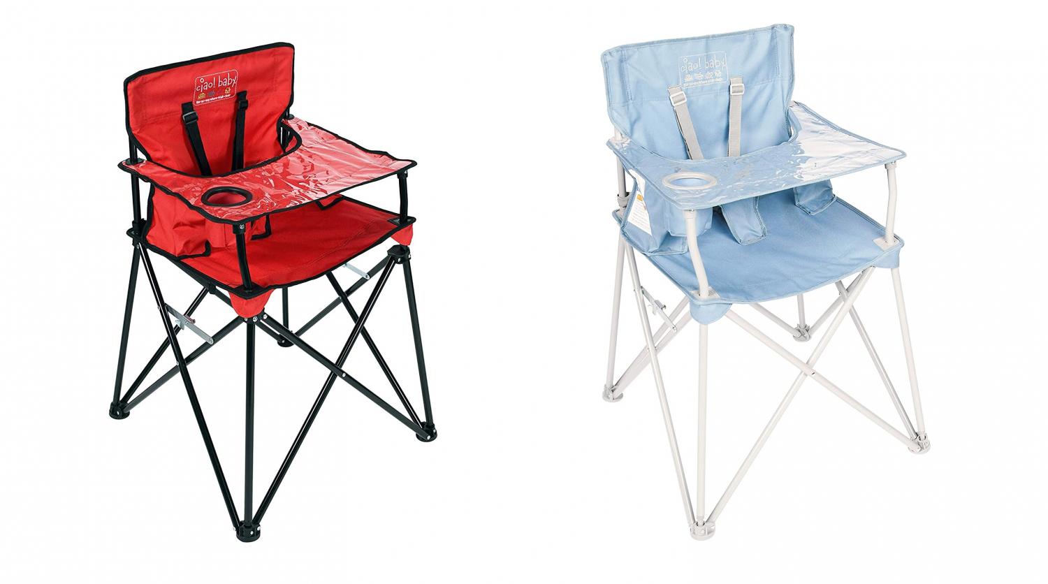 This Portable Baby High Chair Is Perfect For Camping, Picnics, or Beach Trips