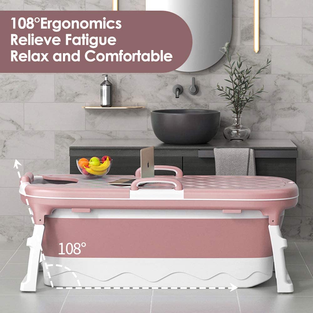 Portable Folding Bathtub - Silicone folding bathtub for tiny homes