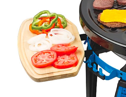 This Portable Grill Has A Deep Fryer In The Center, Is Perfect For