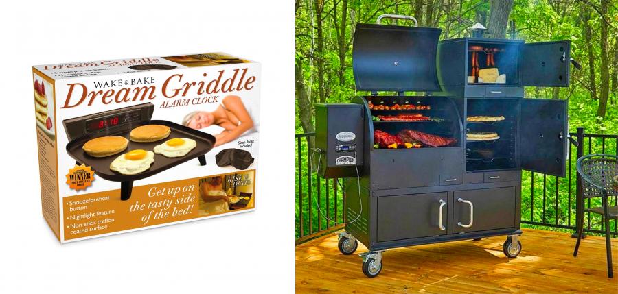 The Deep Frying Portable Grill - Hammacher Schlemmer