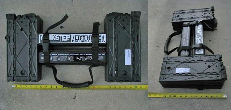 Portal Ladder Tactical Collapsible Ladder - Military ladder folds down in seconds