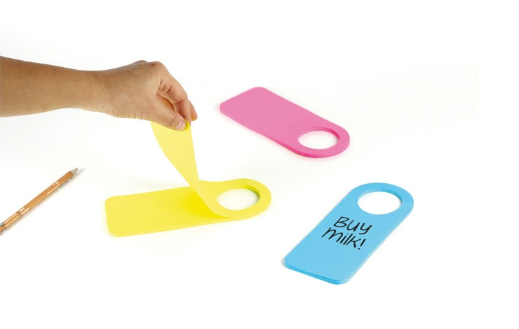 Post-It Note Door Hangers