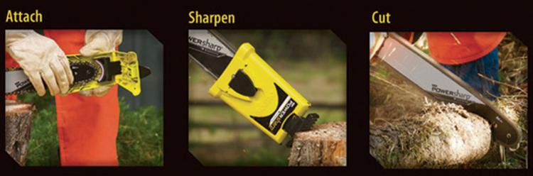 Oregon PowerSharp Chainsaw Blade Sharpener - Sharpens Chainsaw in Seconds