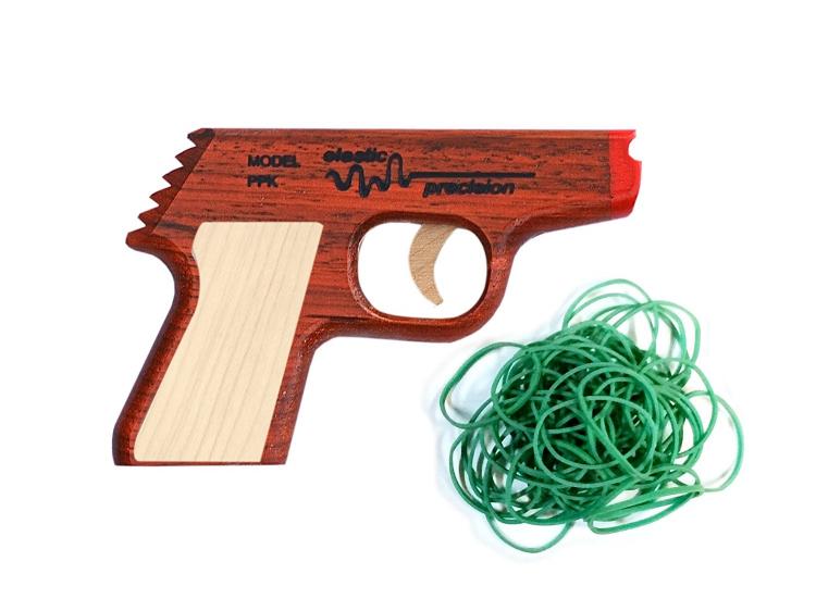 Elastic Precision: Semi-Automatic Rubber Band Hand Gun