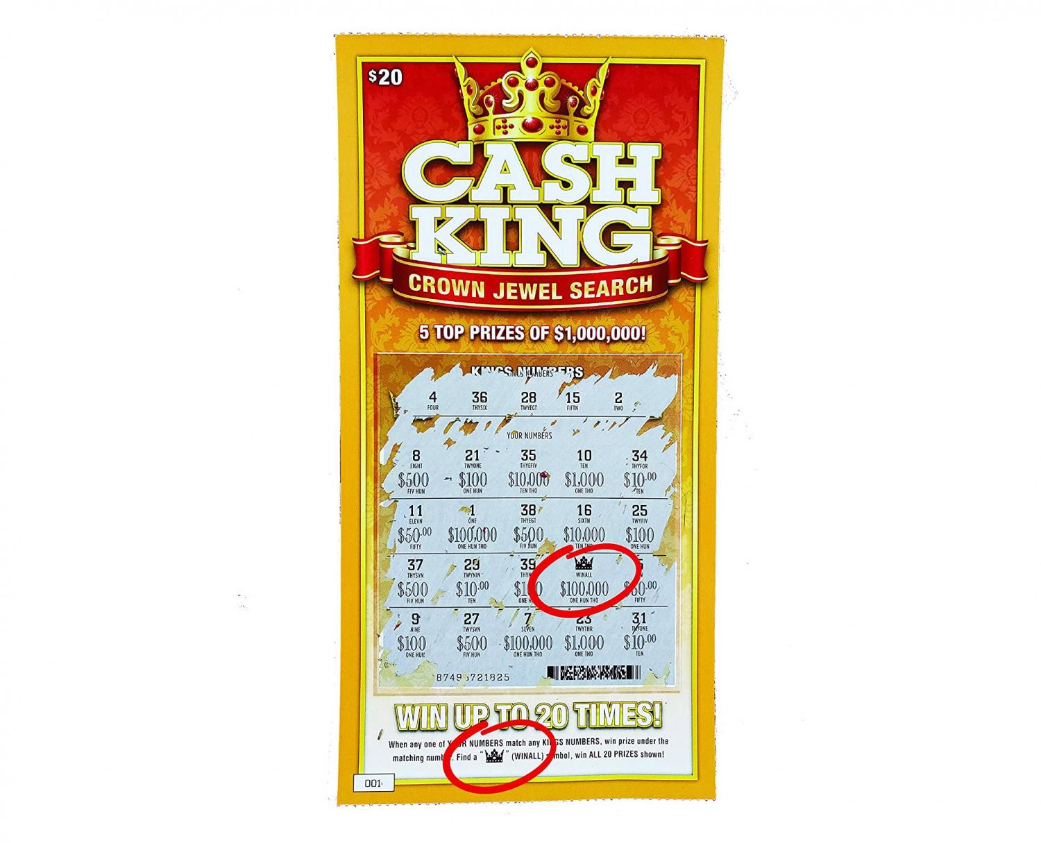 Prank Scratch-Off Lottery Tickets That Always Show You Won The Jackpot