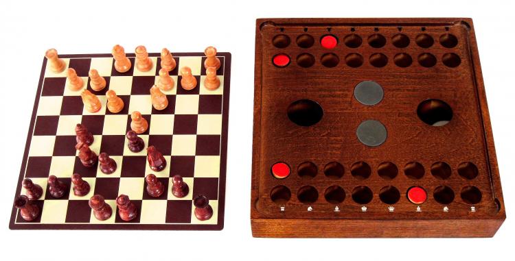 Preset Chess Board - Magnetic Travel Chess Board