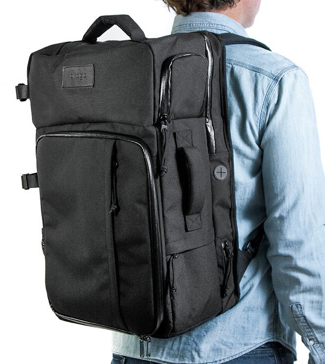 Smart Travel Luggage Backpack - Luggage with charger and removable shelving