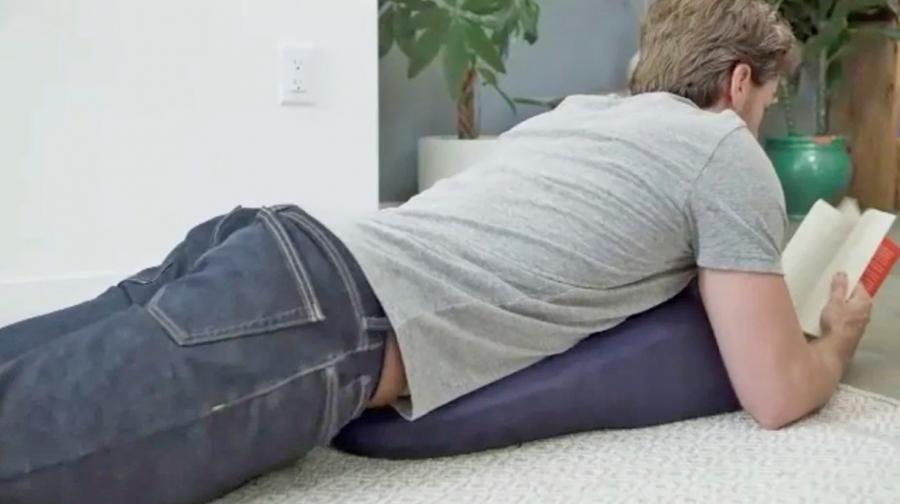 The Prone Pillow Is Designed To Comfortably Work or Read While Lying On  Your Stomach