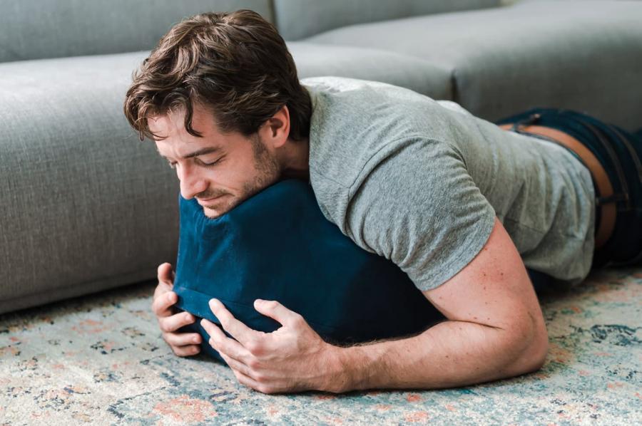 The Prone Pillow Is Designed To Comfortably Work or Read While Lying On  Your Stomach