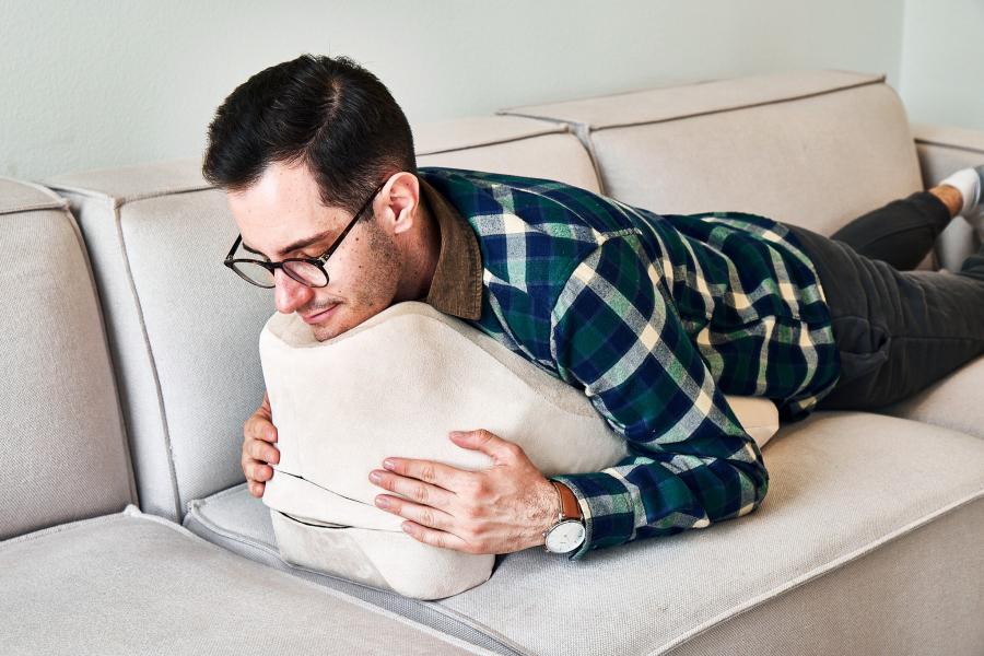 Pillow store on stomach