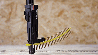 Quik Drive Stand Up Driver - Extended Long Screw Driver - Stand Up Floorboard drill