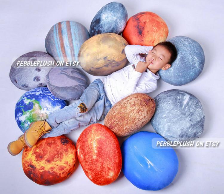 Planet Pillows Let You Feel The Cozy Warm Embrace of Space