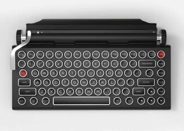 traditional typewriter keyboard