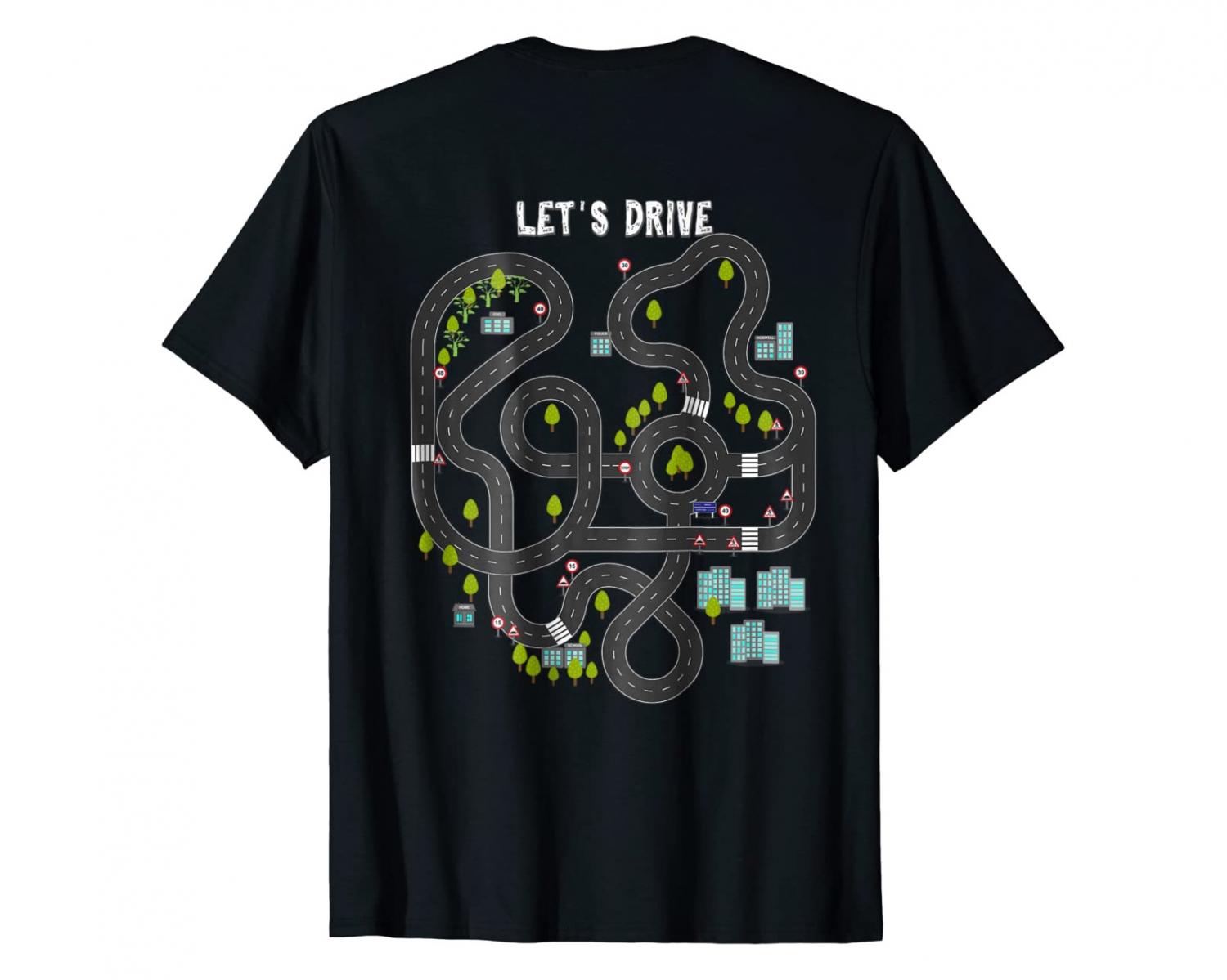 Race Track T-Shirt For Dad