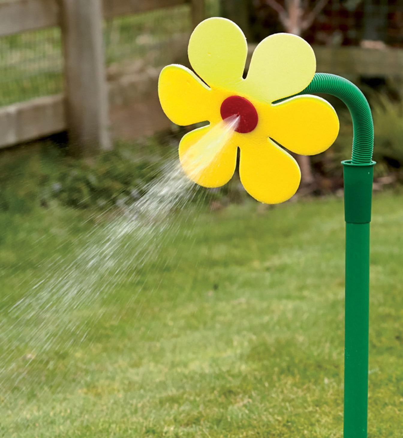 Flower water store sprinkler toy