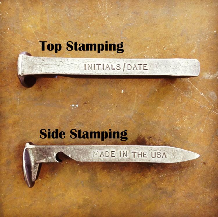 Railroad Spike Bottle Opener